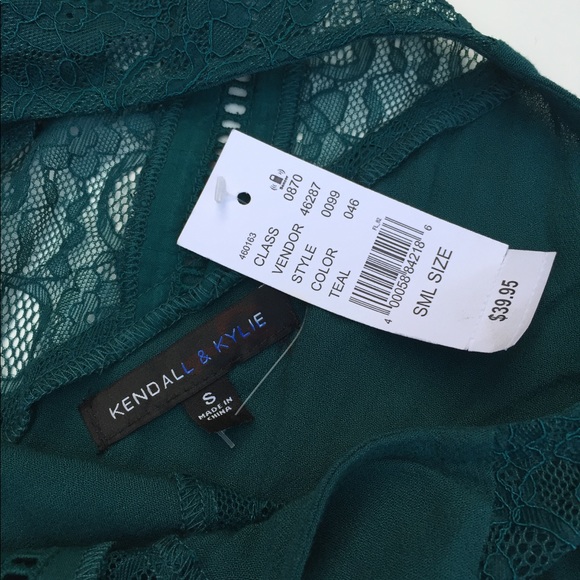 Kendall & Kylie Lace Inset Goddess Neck Dress - Picture 4 of 8